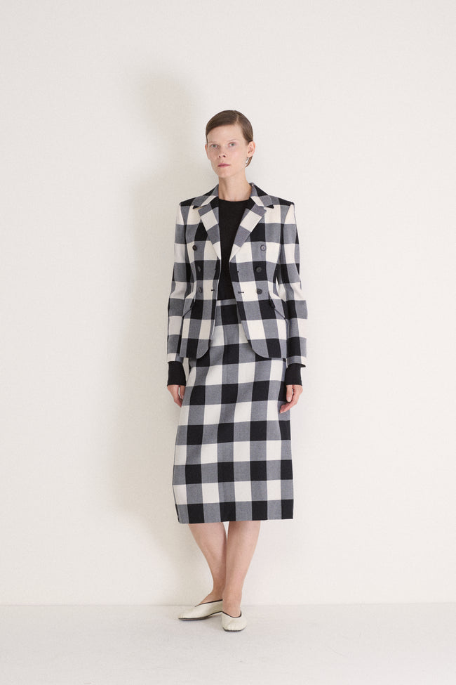 Dior Plaid Skirt Suit - Desert Vintage