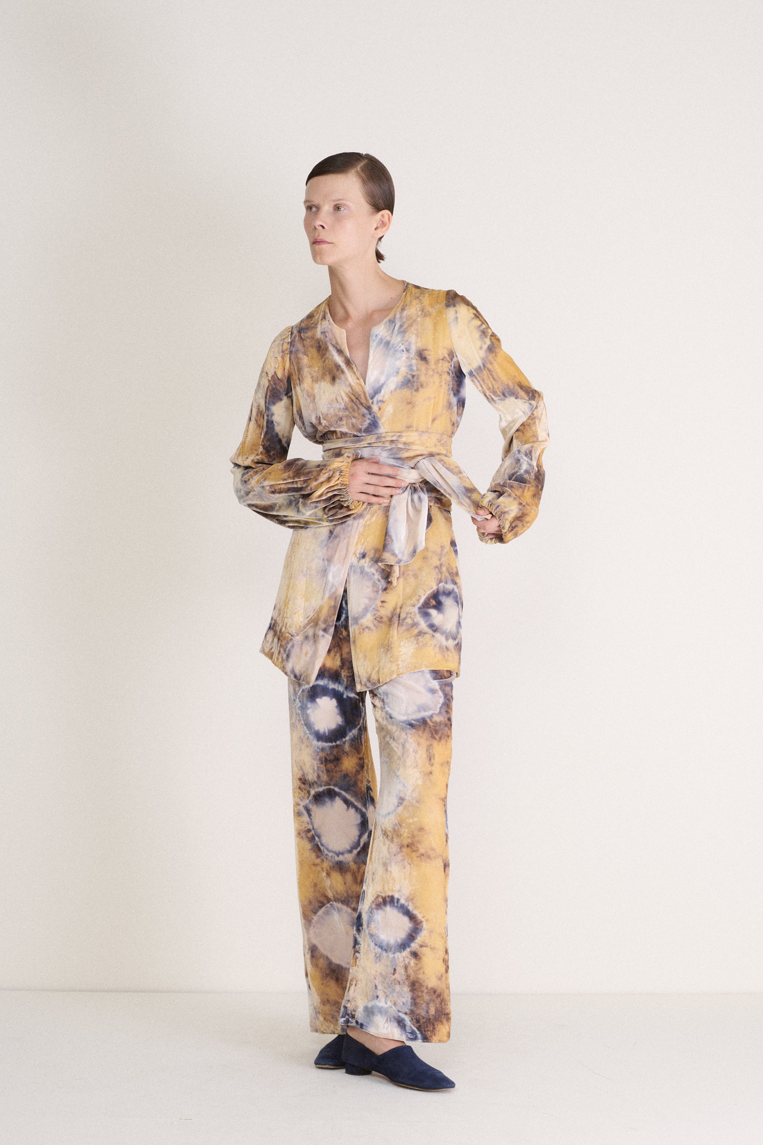 *1970s Halston Tie Dye Suit - Desert Vintage