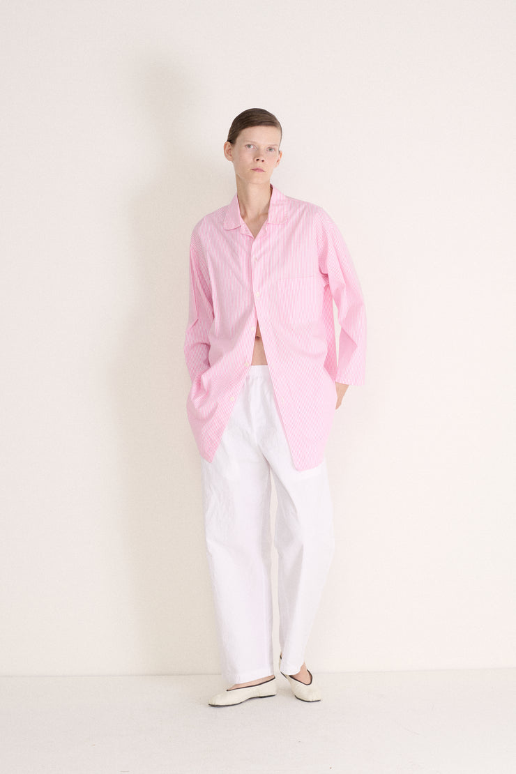 Pink and White Stripe Button Down - Desert Vintage