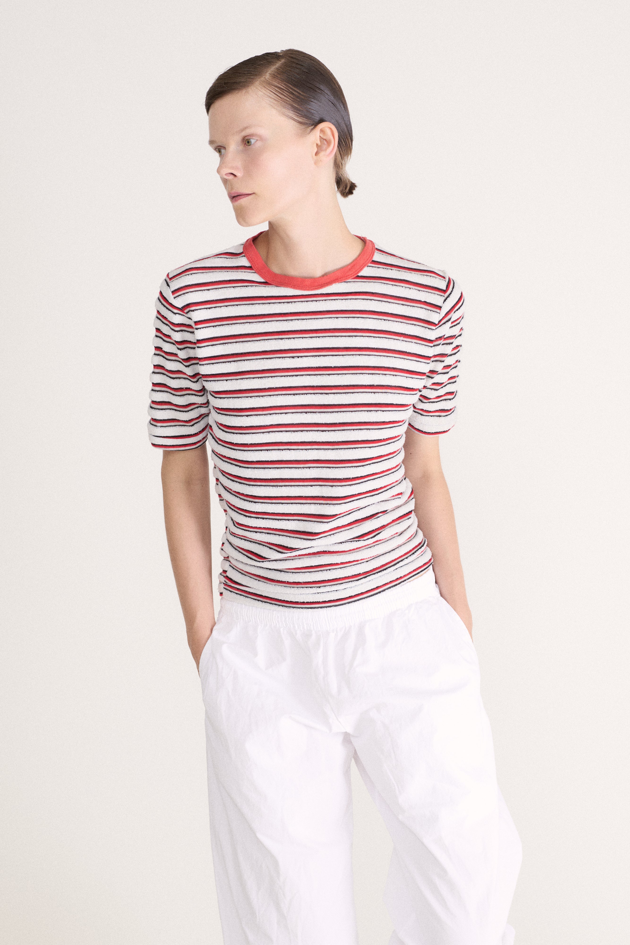 Vintage Terry Stripe Tee - Desert Vintage