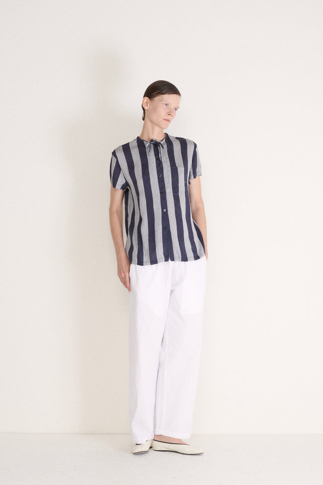 Armani Linen Stripe Blouse - Desert Vintage