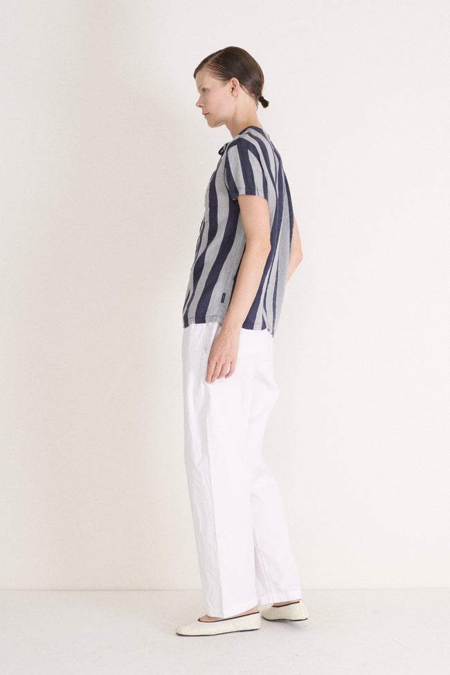 Armani Linen Stripe Blouse - Desert Vintage