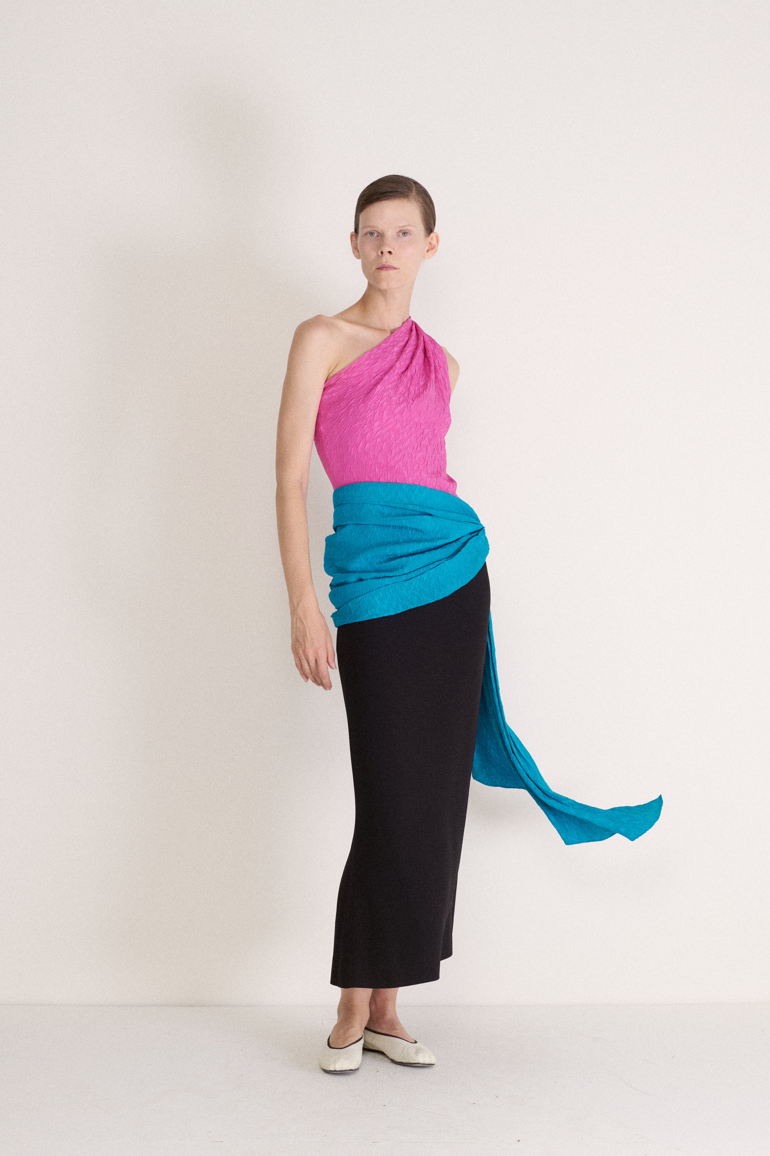 Ysl Silk Evening Dress - Desert Vintage