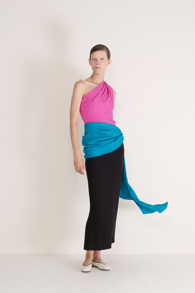 Ysl Silk Evening Dress - Desert Vintage