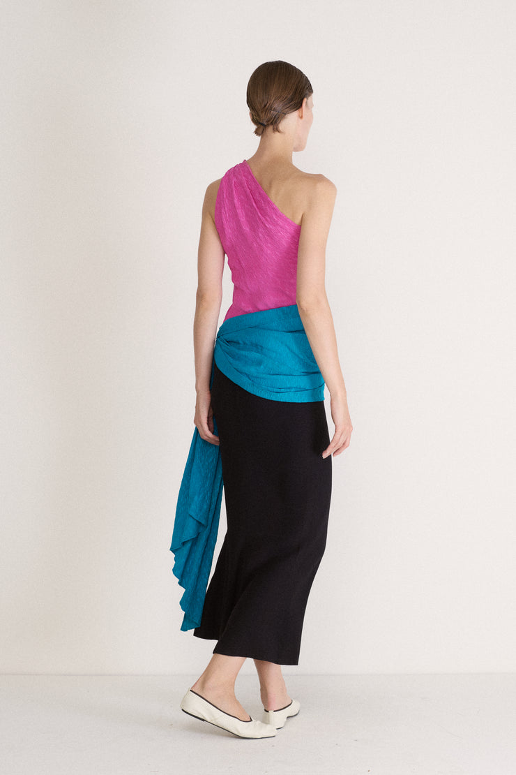 Ysl Silk Evening Dress - Desert Vintage