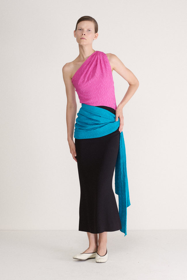 Ysl Silk Evening Dress - Desert Vintage