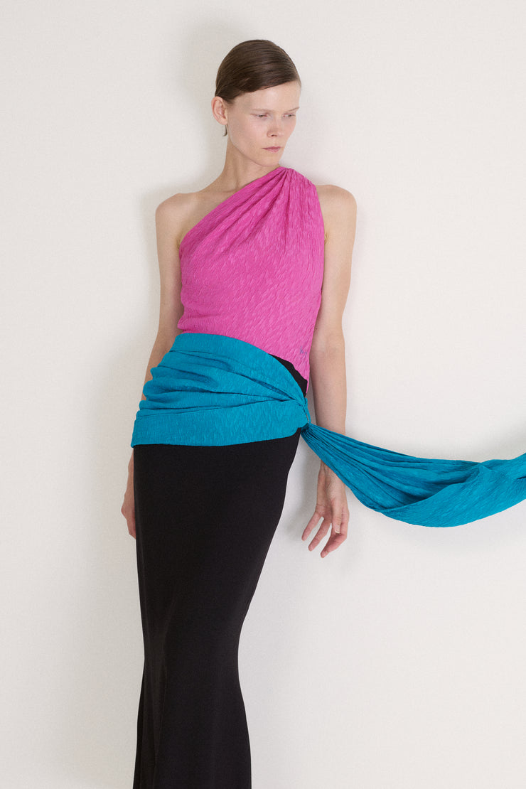 Ysl Silk Evening Dress - Desert Vintage