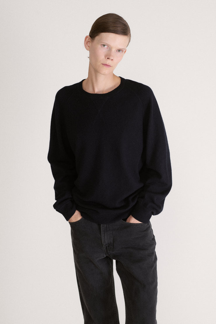 Black Cashmere Sweater - Desert Vintage