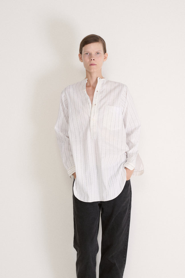 Antique Cotton Stripe Tunic - Desert Vintage