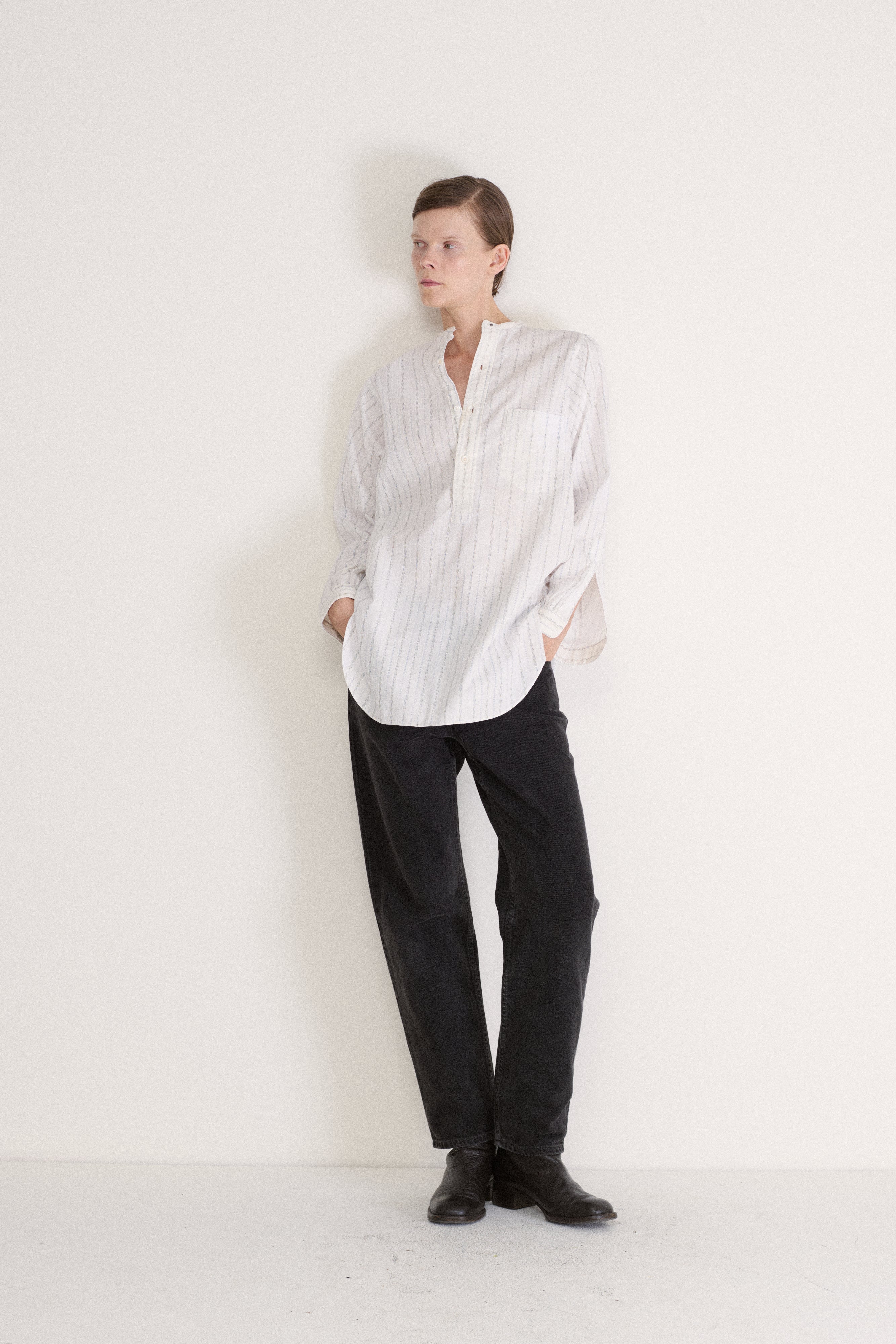 Antique Cotton Stripe Tunic - Desert Vintage