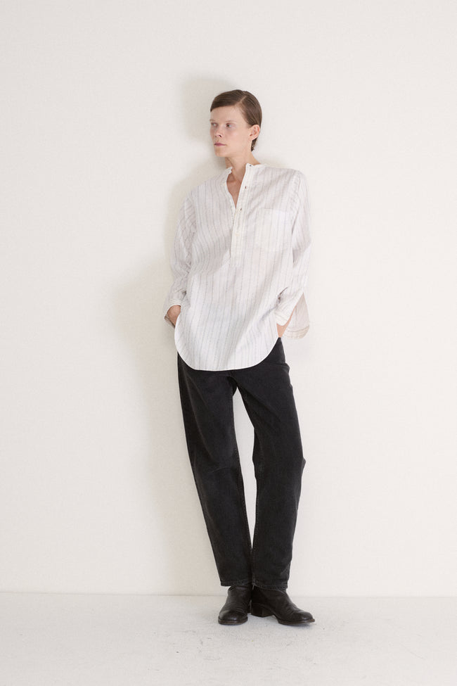 Antique Cotton Stripe Tunic - Desert Vintage