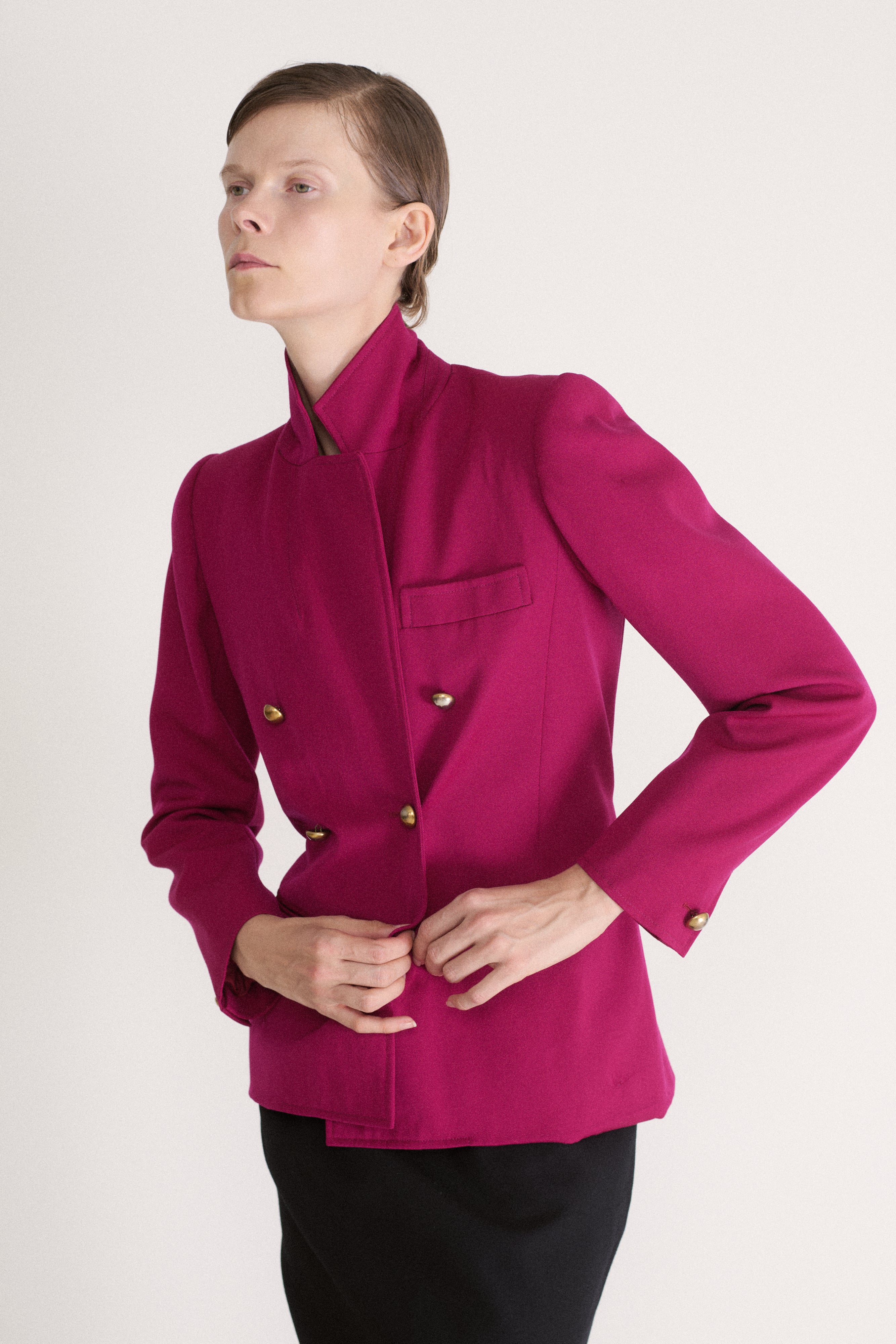 Ysl Orchid Blazer - Desert Vintage
