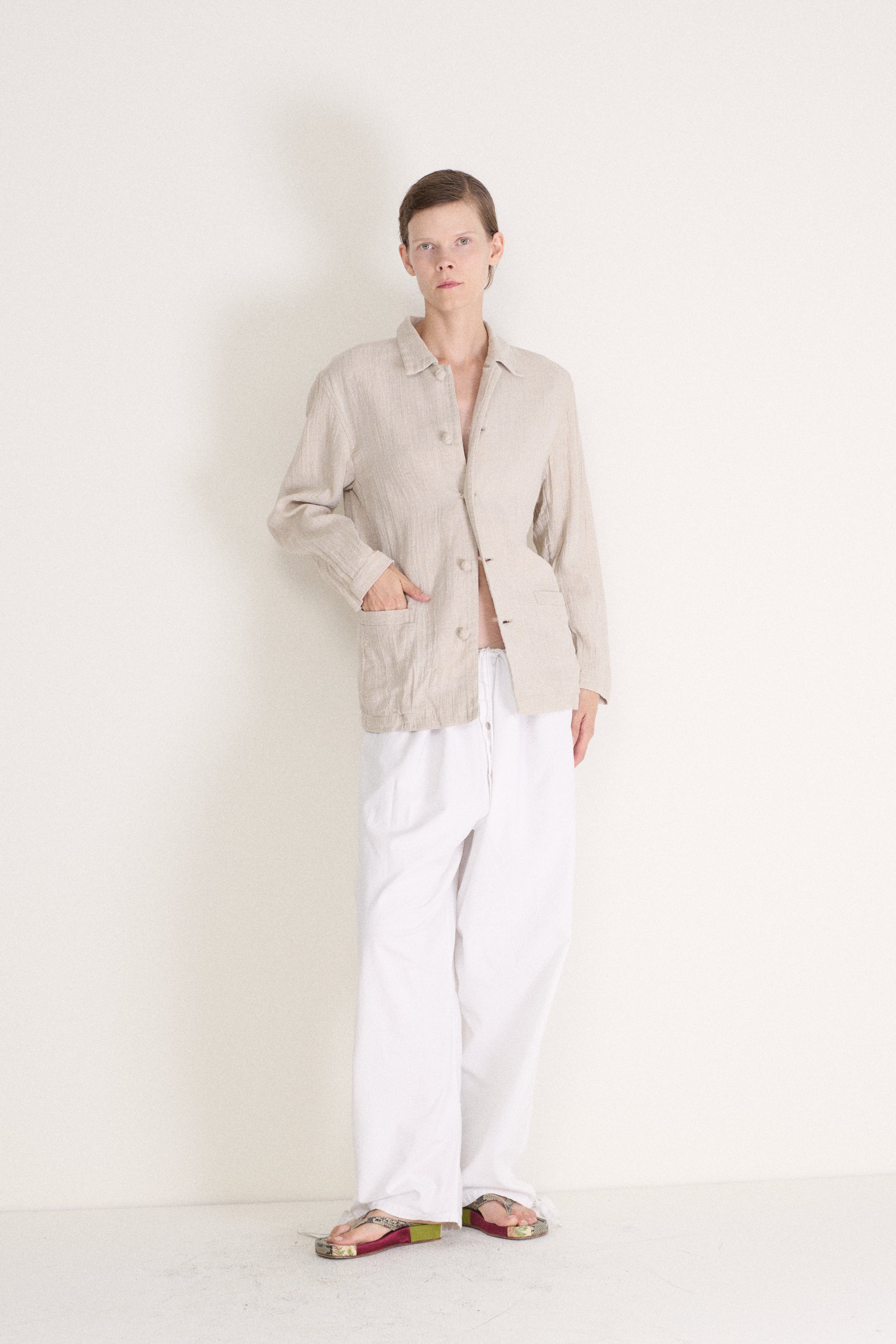 Plantation Ecru Coat - Desert Vintage
