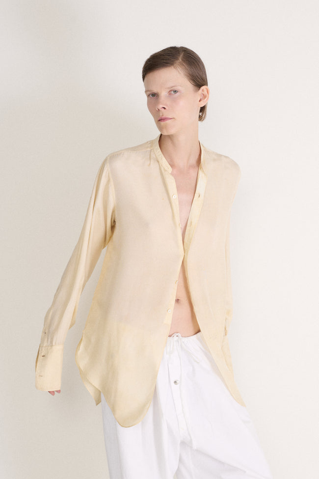 Antique Silk Button Down - Desert Vintage