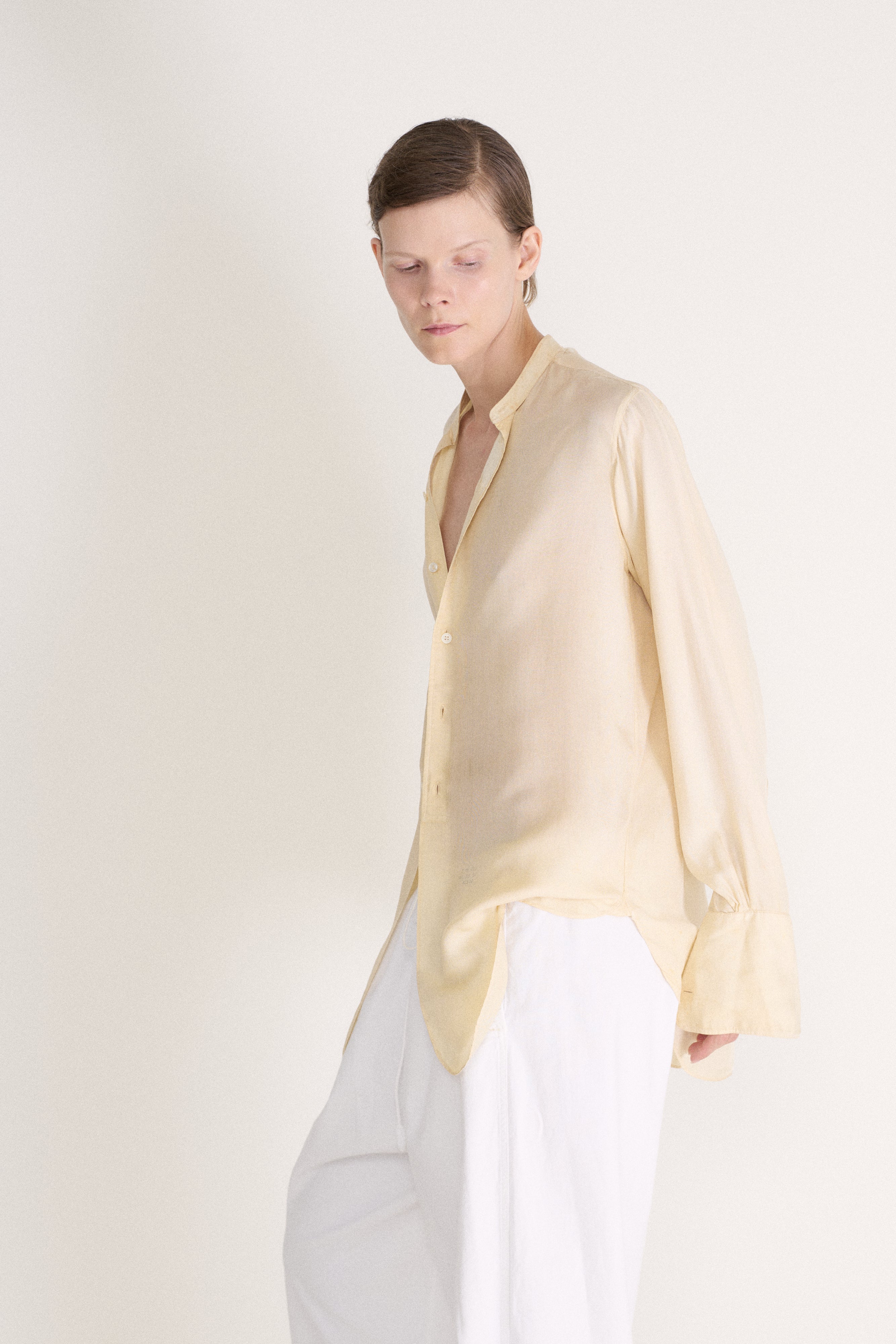 Antique Silk Button Down - Desert Vintage