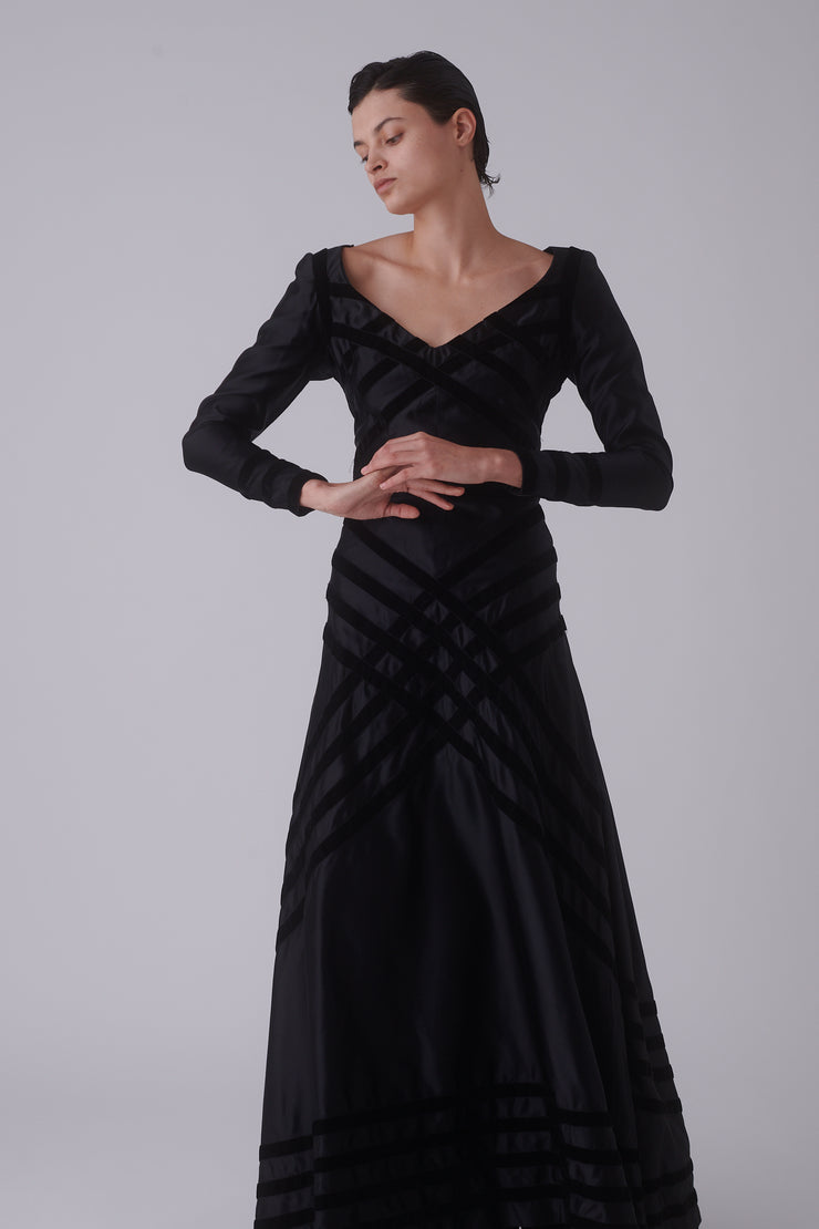 Chanel Couture Lattice Gown - Desert Vintage