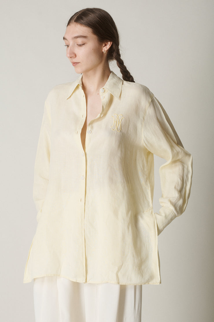 Hermès Linen Button Down - Desert Vintage