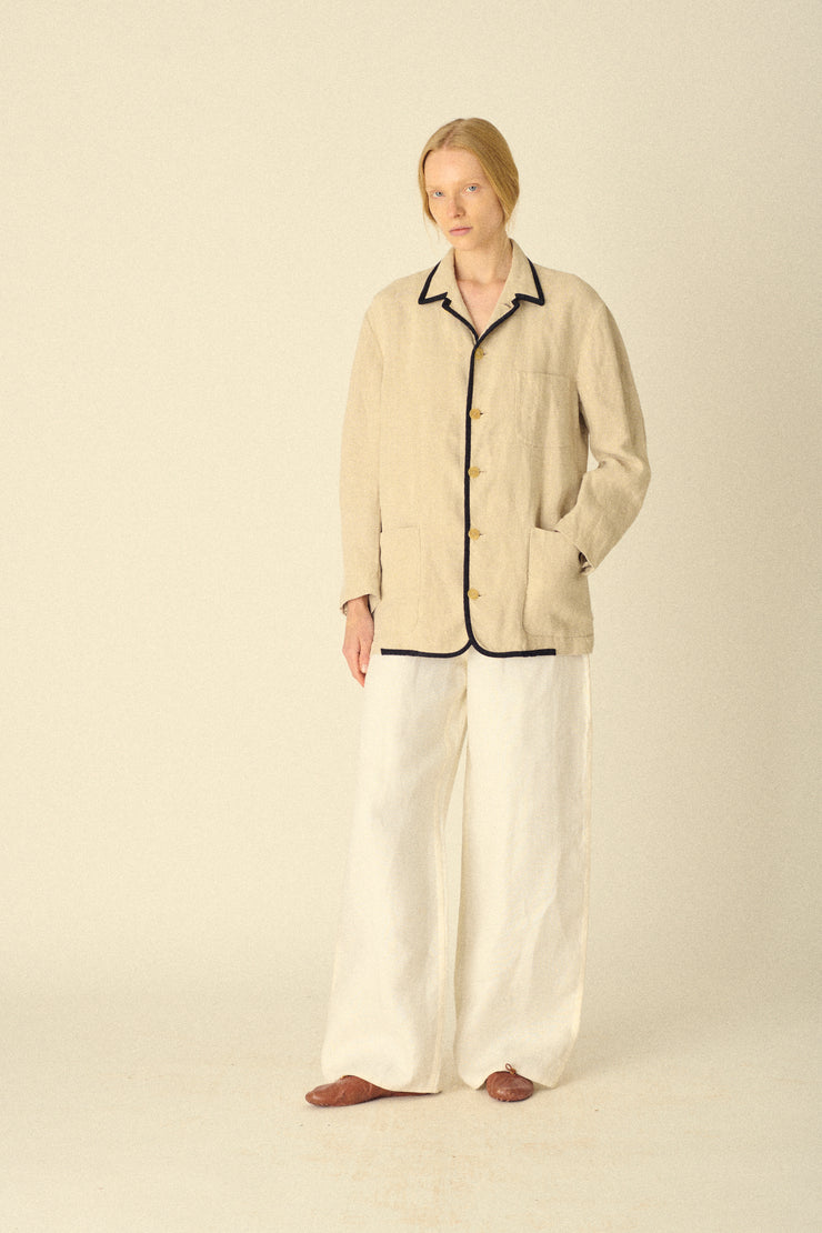 Hermès Linen Coat - Desert Vintage