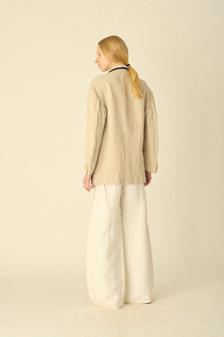 Hermès Linen Coat - Desert Vintage