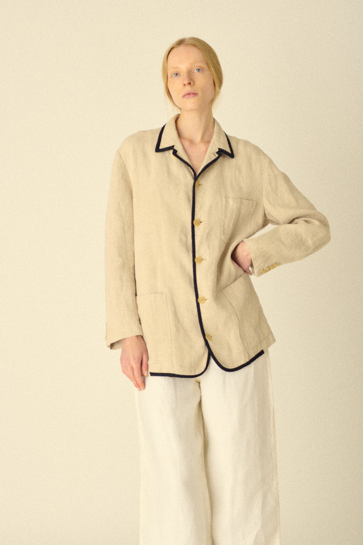 Hermès Linen Coat - Desert Vintage