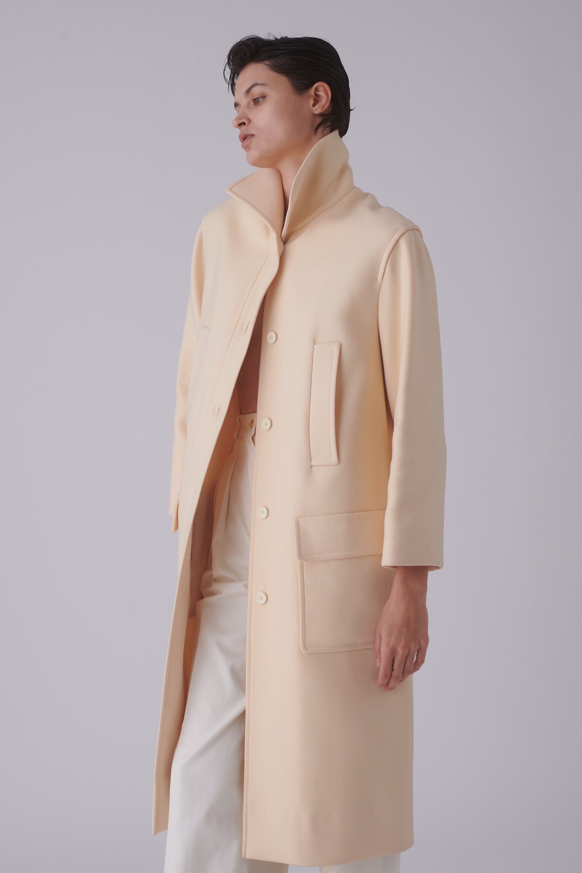 Christian Dior Ivory Wool Coat - Desert Vintage