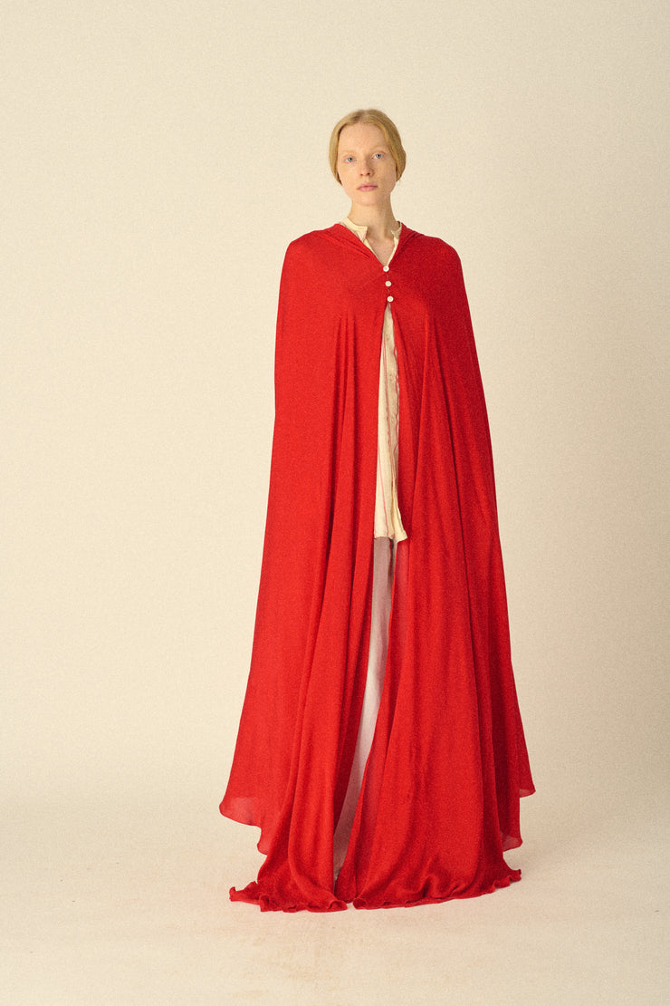 Dior Boutique Crimson Cape - Desert Vintage