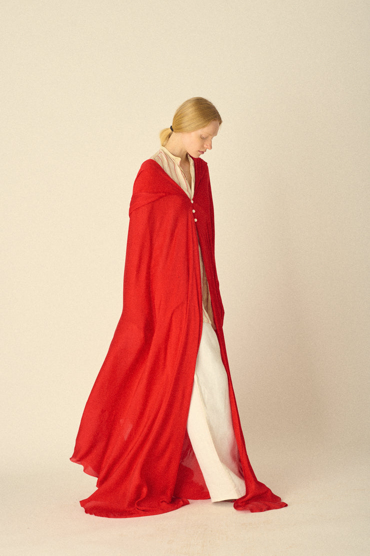 Dior Boutique Crimson Cape - Desert Vintage