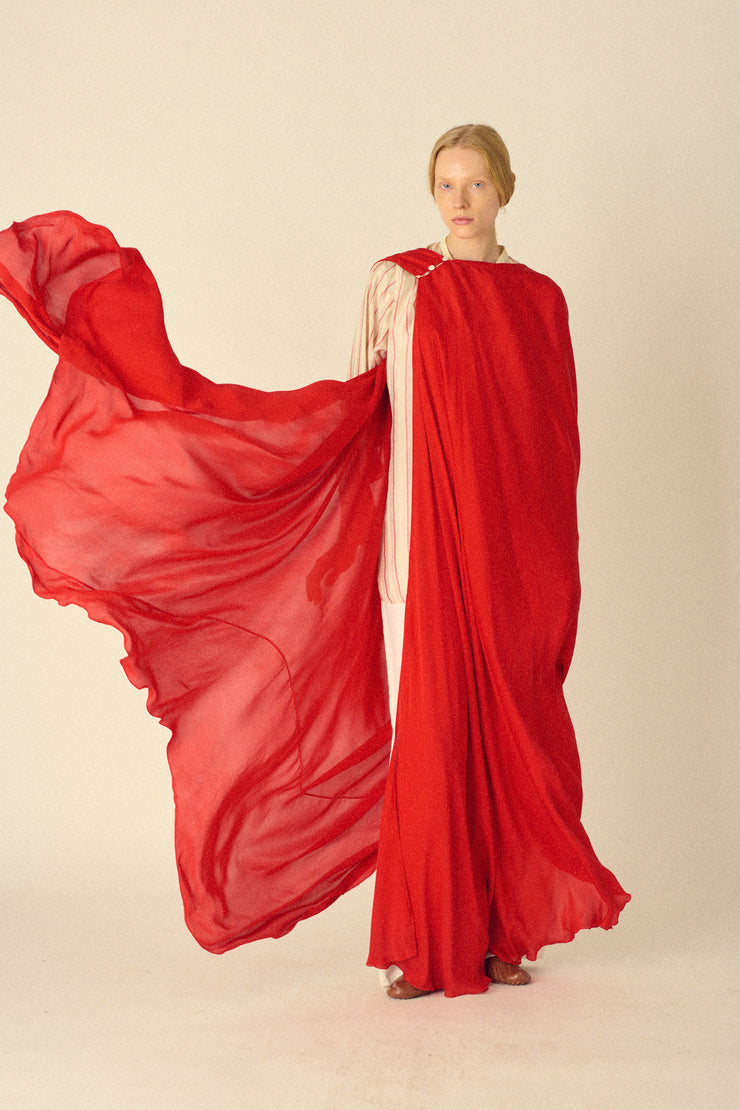 Dior Boutique Crimson Cape - Desert Vintage