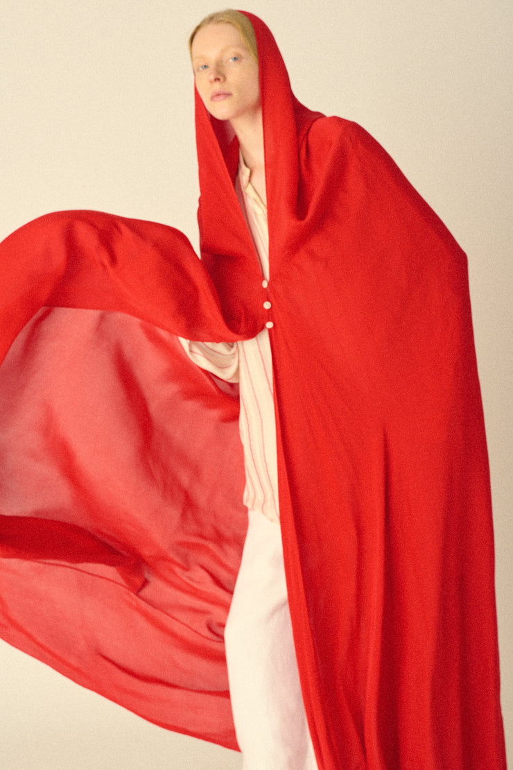Dior Boutique Crimson Cape - Desert Vintage