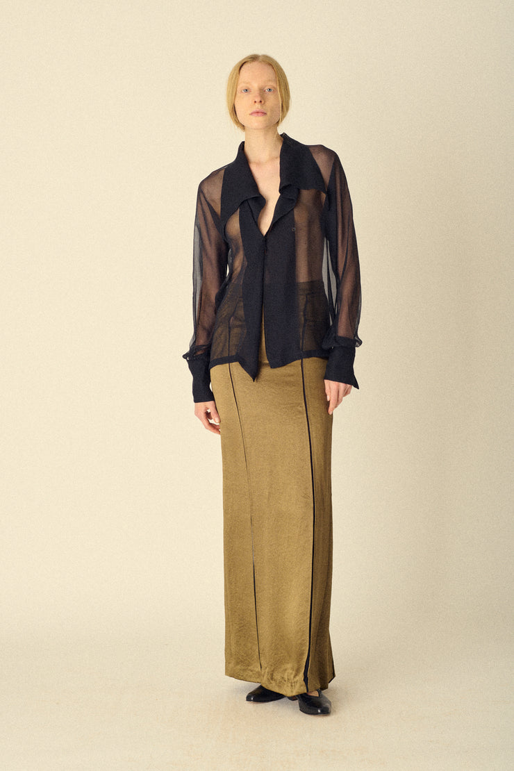 Ann Demeulemeester Bronze Skirt - Desert Vintage