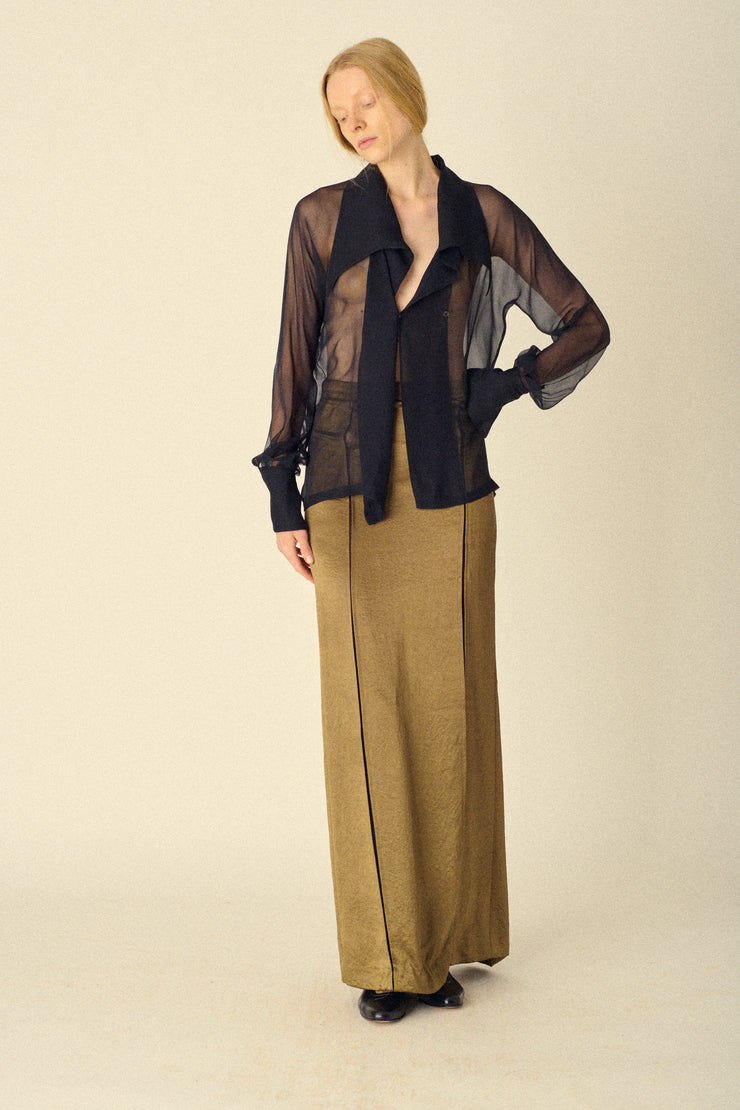Ann Demeulemeester Bronze Skirt - Desert Vintage