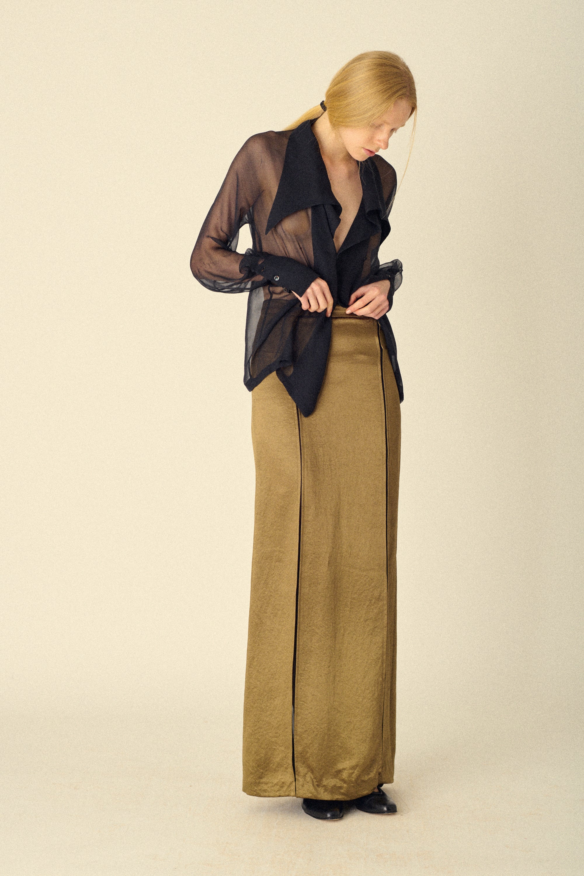 Ann Demeulemeester Bronze Skirt - Desert Vintage