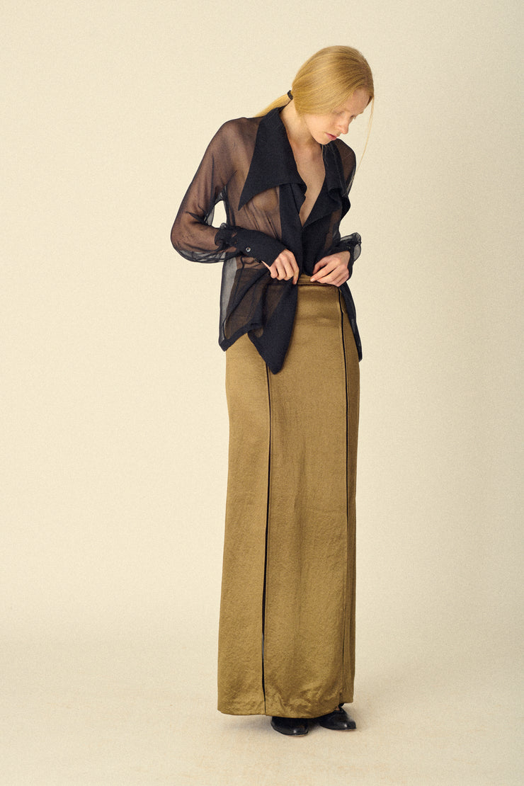 Ann Demeulemeester Bronze Skirt - Desert Vintage