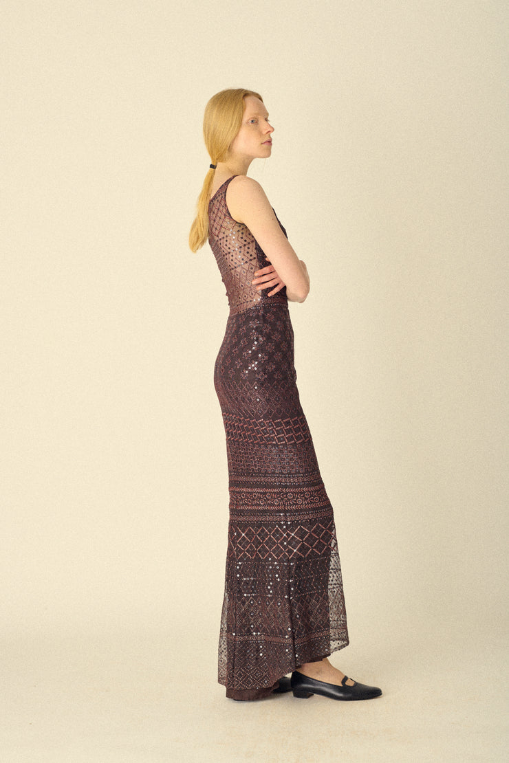 Sequin Evening Dress - Desert Vintage