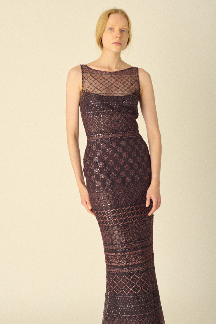 Sequin Evening Dress - Desert Vintage