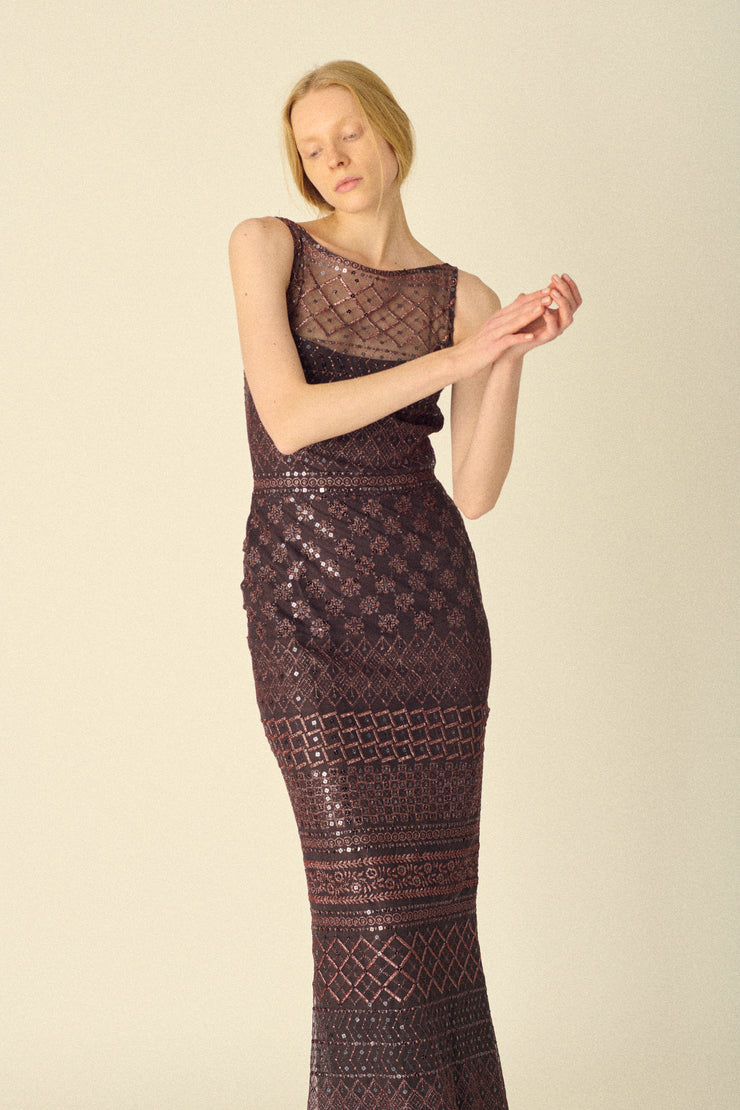 Sequin Evening Dress - Desert Vintage