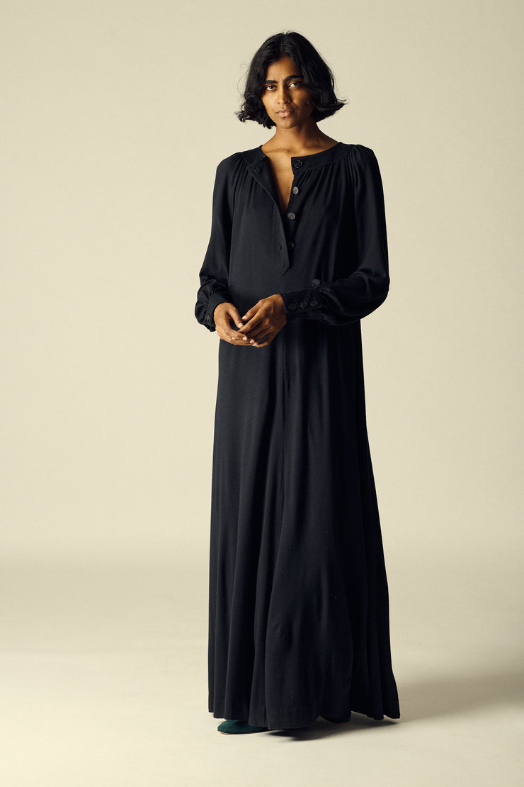 Ted Lapidus Black Gown - Desert Vintage