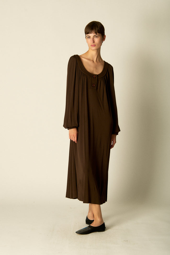 Galanos Silk Jersey Dress - Desert Vintage