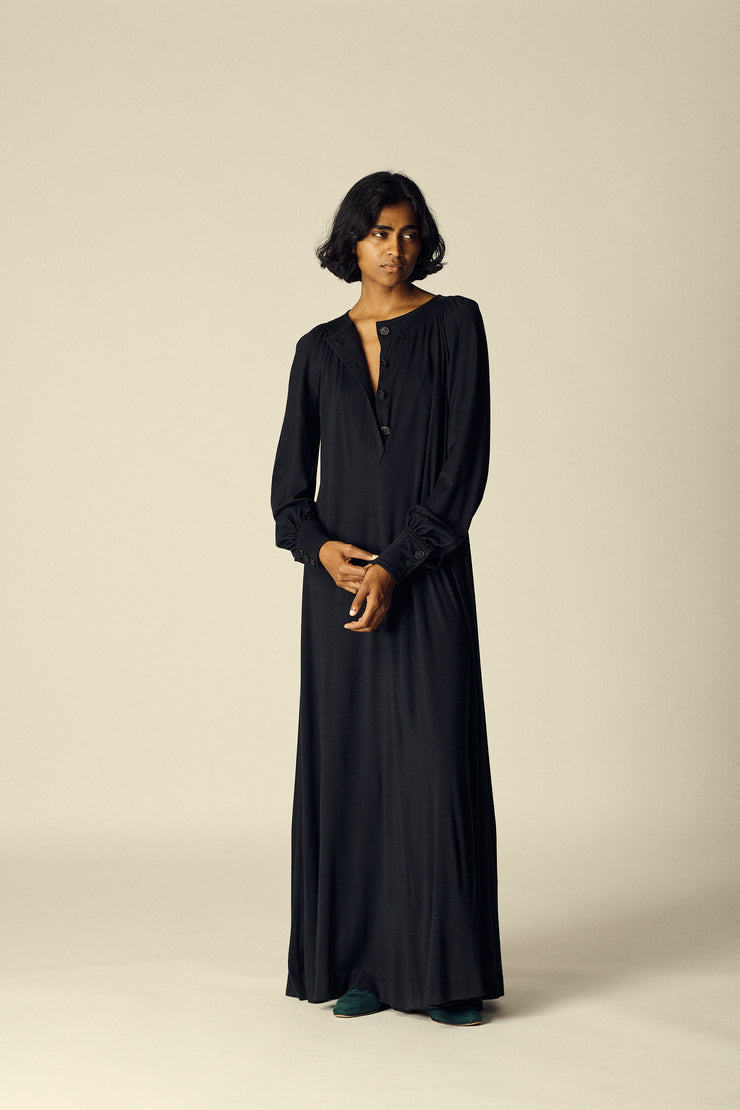 Ted Lapidus Black Gown - Desert Vintage