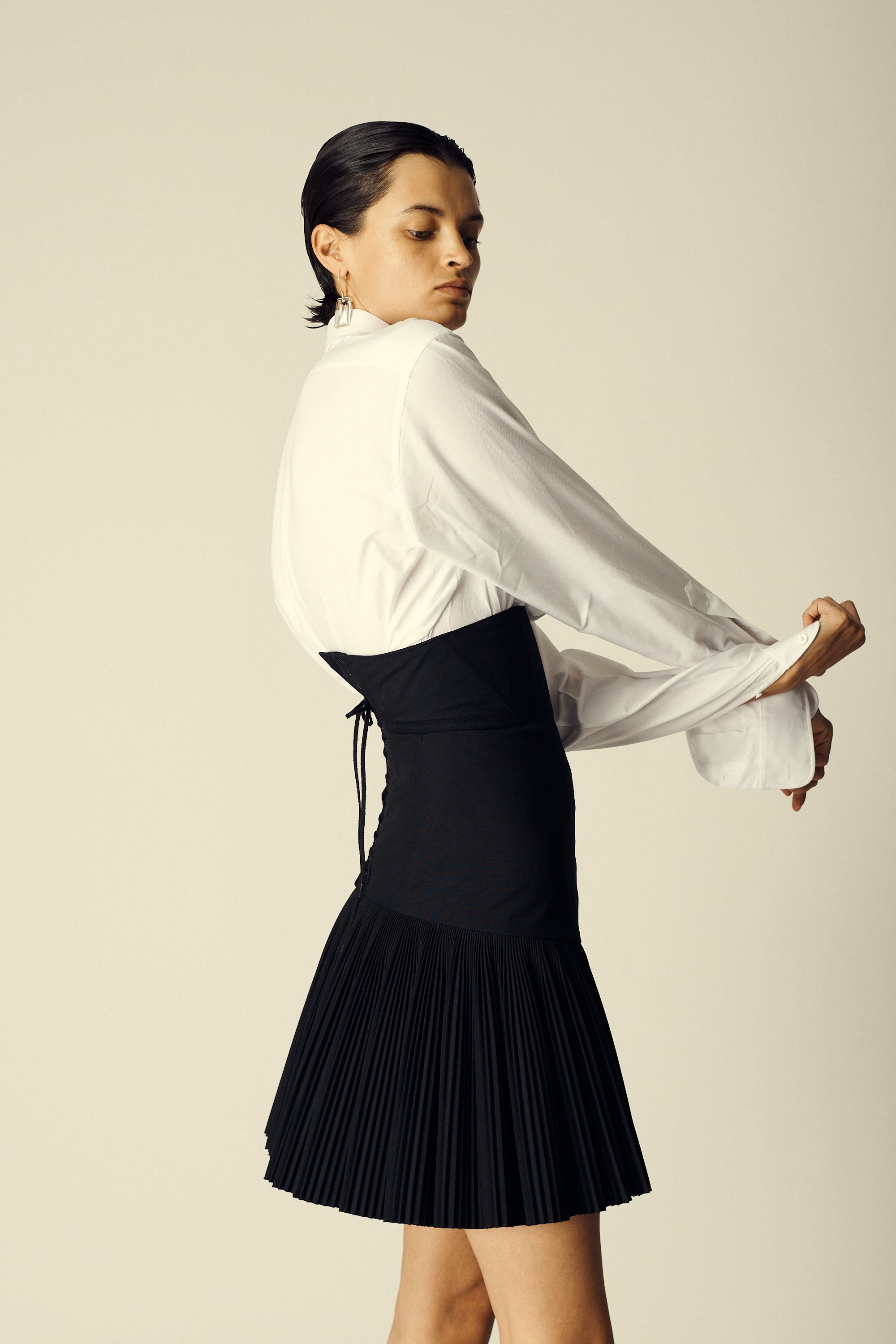 Alaïa Corseted Skirt - Desert Vintage