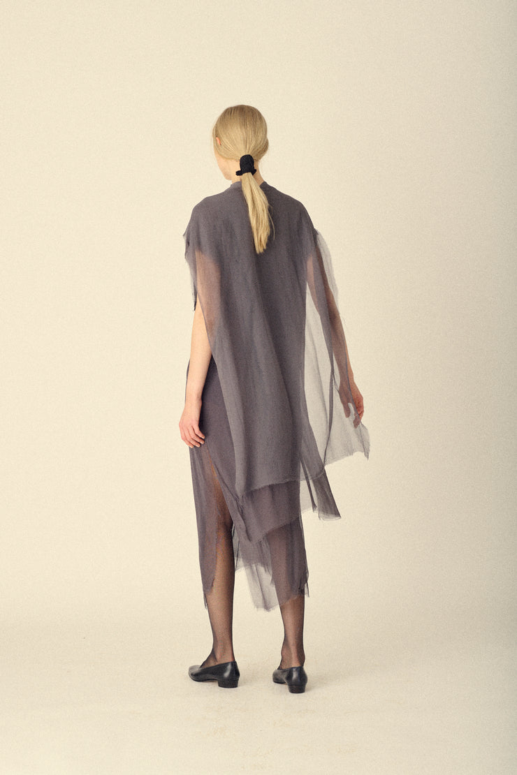 Silk Chiffon Tunic - Desert Vintage