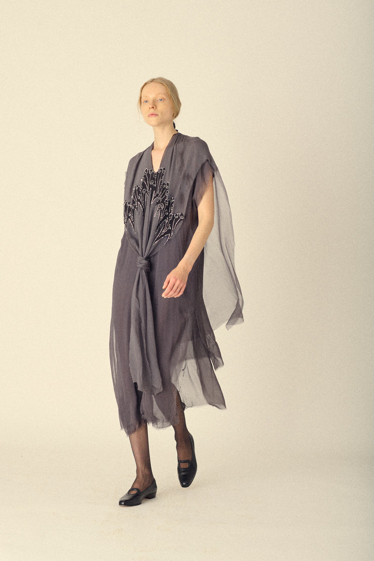 Silk Chiffon Tunic - Desert Vintage