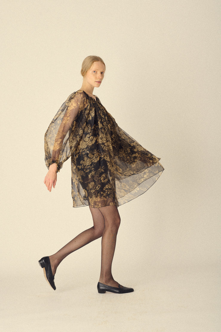 Ysl Baroque Flower Dress - Desert Vintage