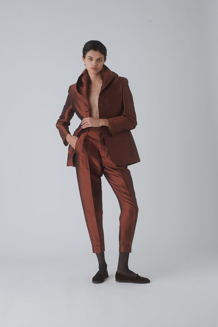 Romeo Gigli Bronze Silk Suit - Desert Vintage