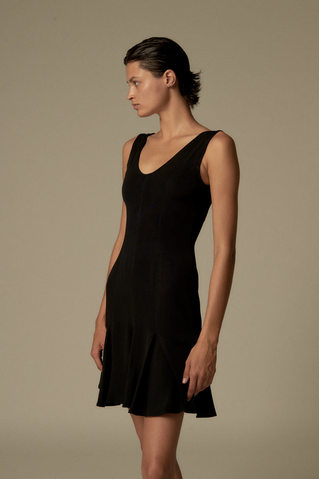 1990s Ozbek Black Dress - Desert Vintage