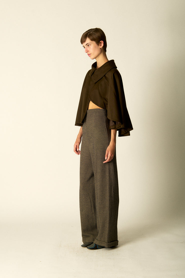 Donna Karan Woven Wool Trousers - Desert Vintage
