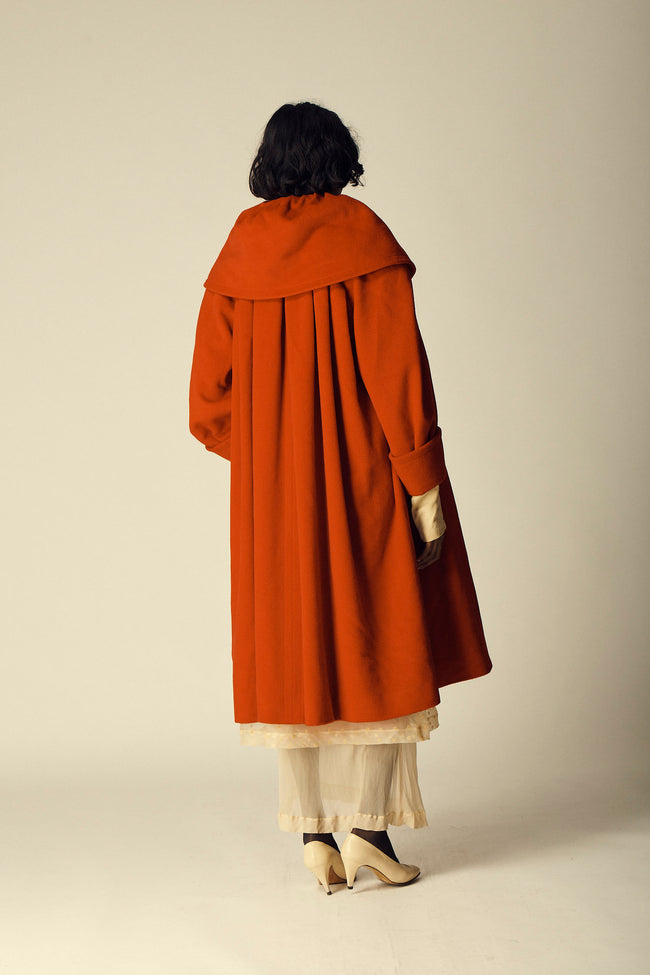 Hermès Carmine Wool Coat - Desert Vintage