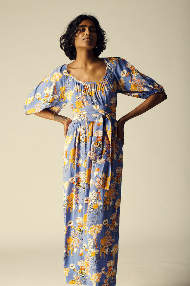 Ysl Silk Alfresco Dress - Desert Vintage