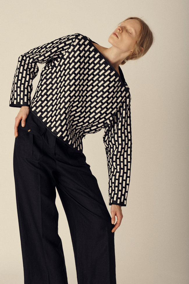 Vintage Woven Leather Top - Desert Vintage