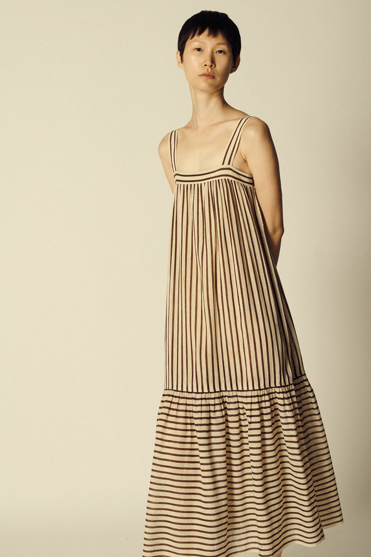 YSL Linen Striped Dress - Desert Vintage